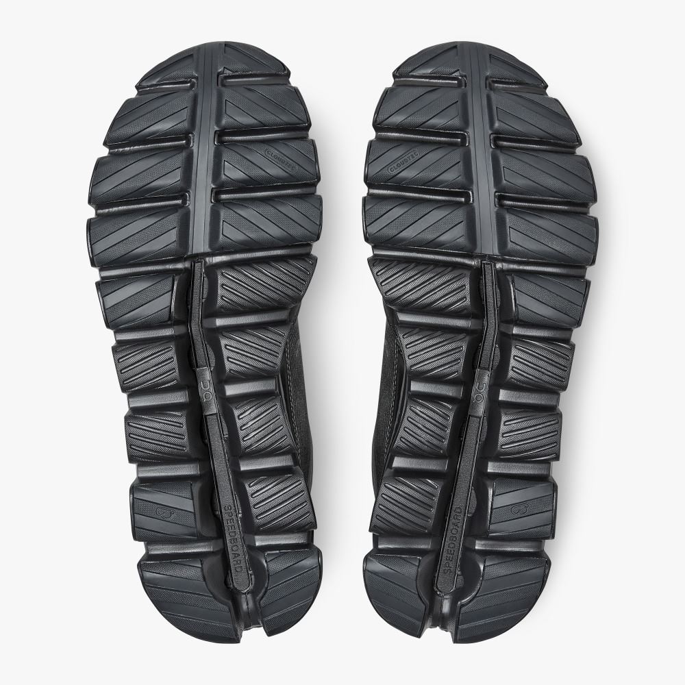 Men's On Running Cloud Hi Trainers Black | FLU3282MG