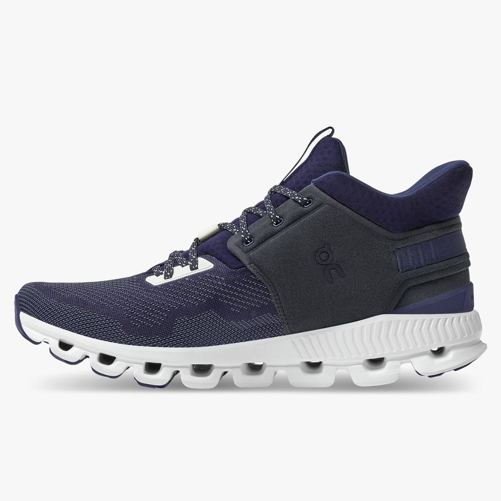 Men's On Running Cloud Hi Trainers Blue | PWL6135EI