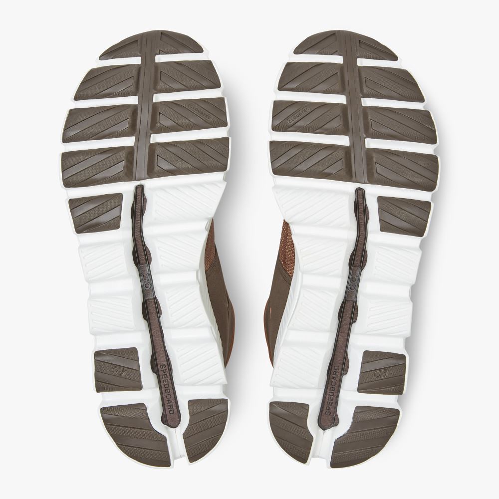 Men's On Running Cloud Hi Trainers Brown | HYB6246FZ