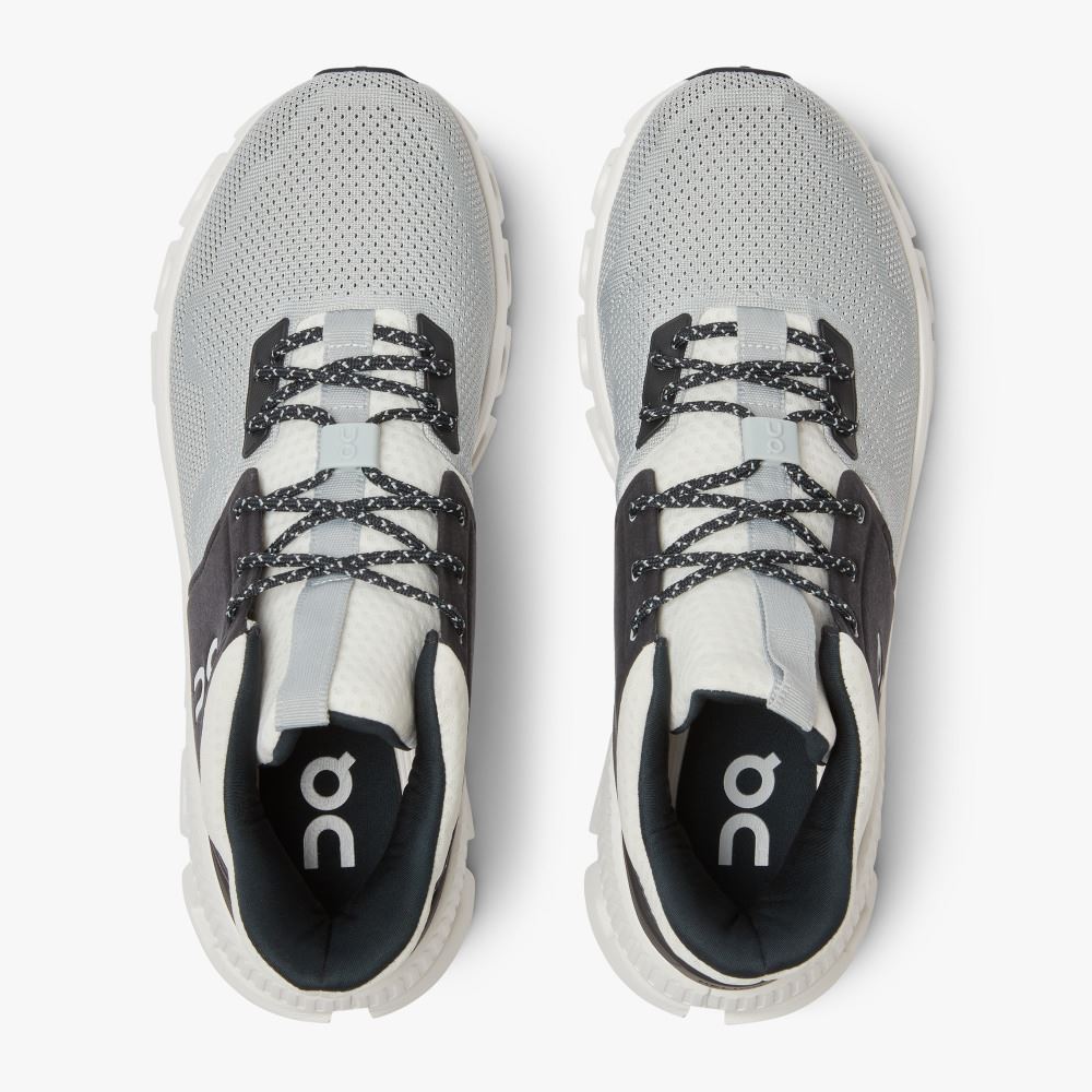 Men's On Running Cloud Hi Trainers Grey Black | FZF8187AV