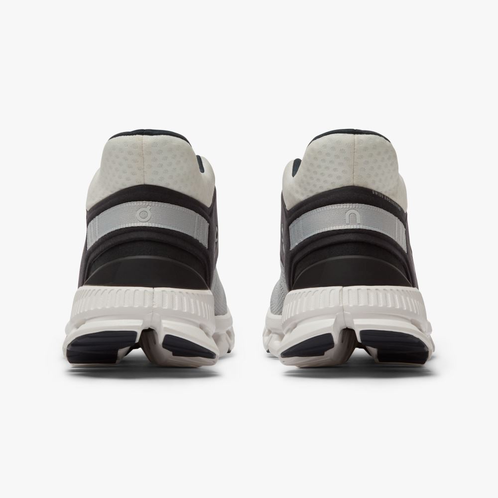 Men's On Running Cloud Hi Trainers Grey Black | FZF8187AV