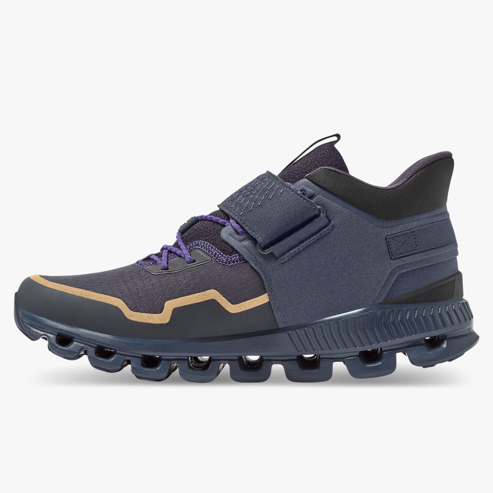 Men's On Running Cloud Hi Trainers Navy Black | LTP5085FZ