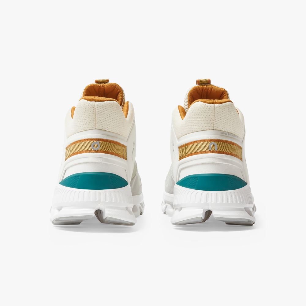 Men's On Running Cloud Hi Trainers White | CYM6747RC