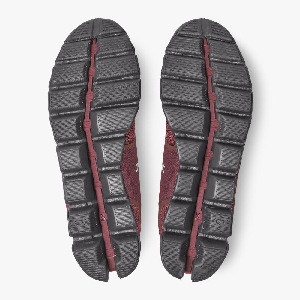 Men's On Running Cloud Trainers Burgundy | CCO6247EI