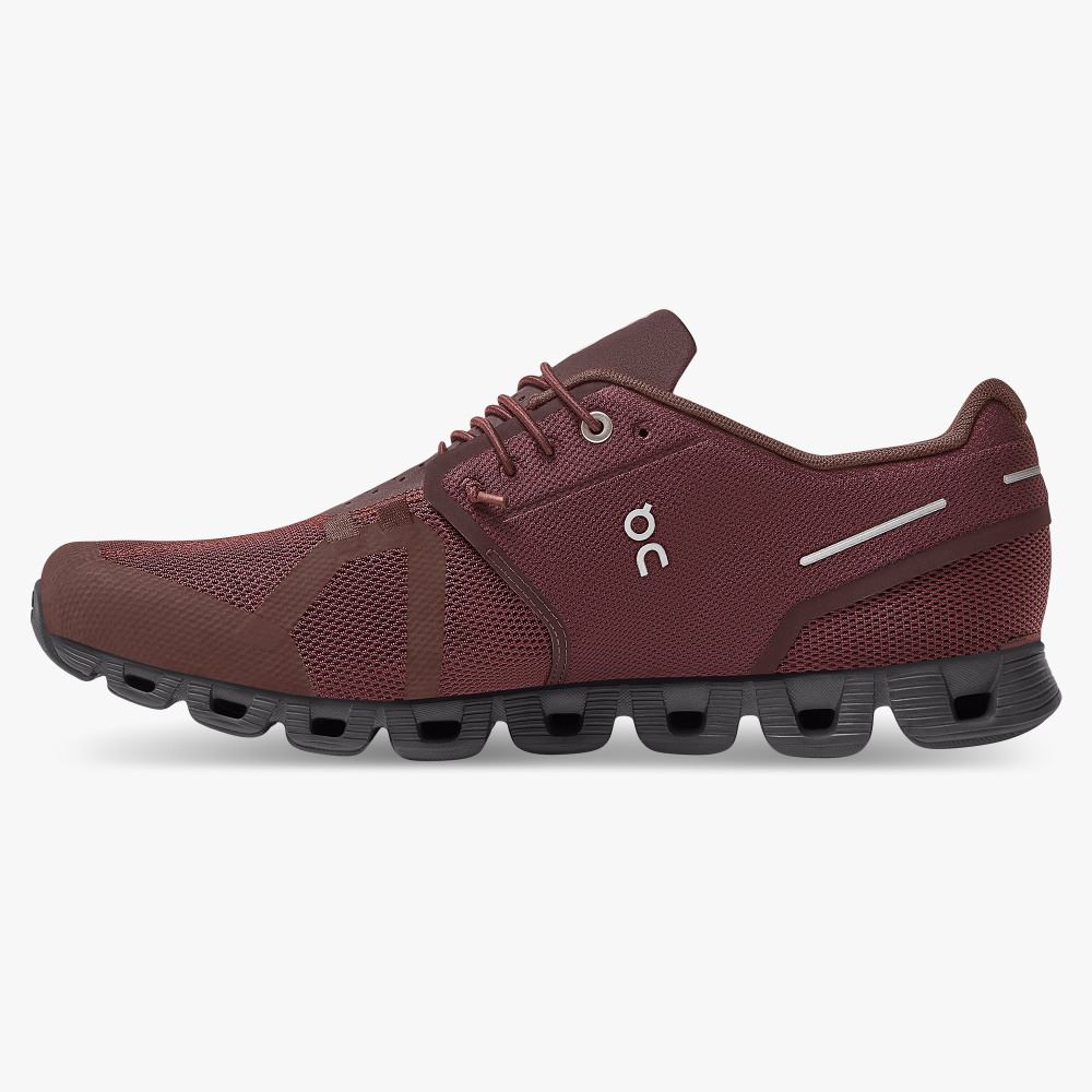 Men's On Running Cloud Trainers Burgundy | CCO6247EI
