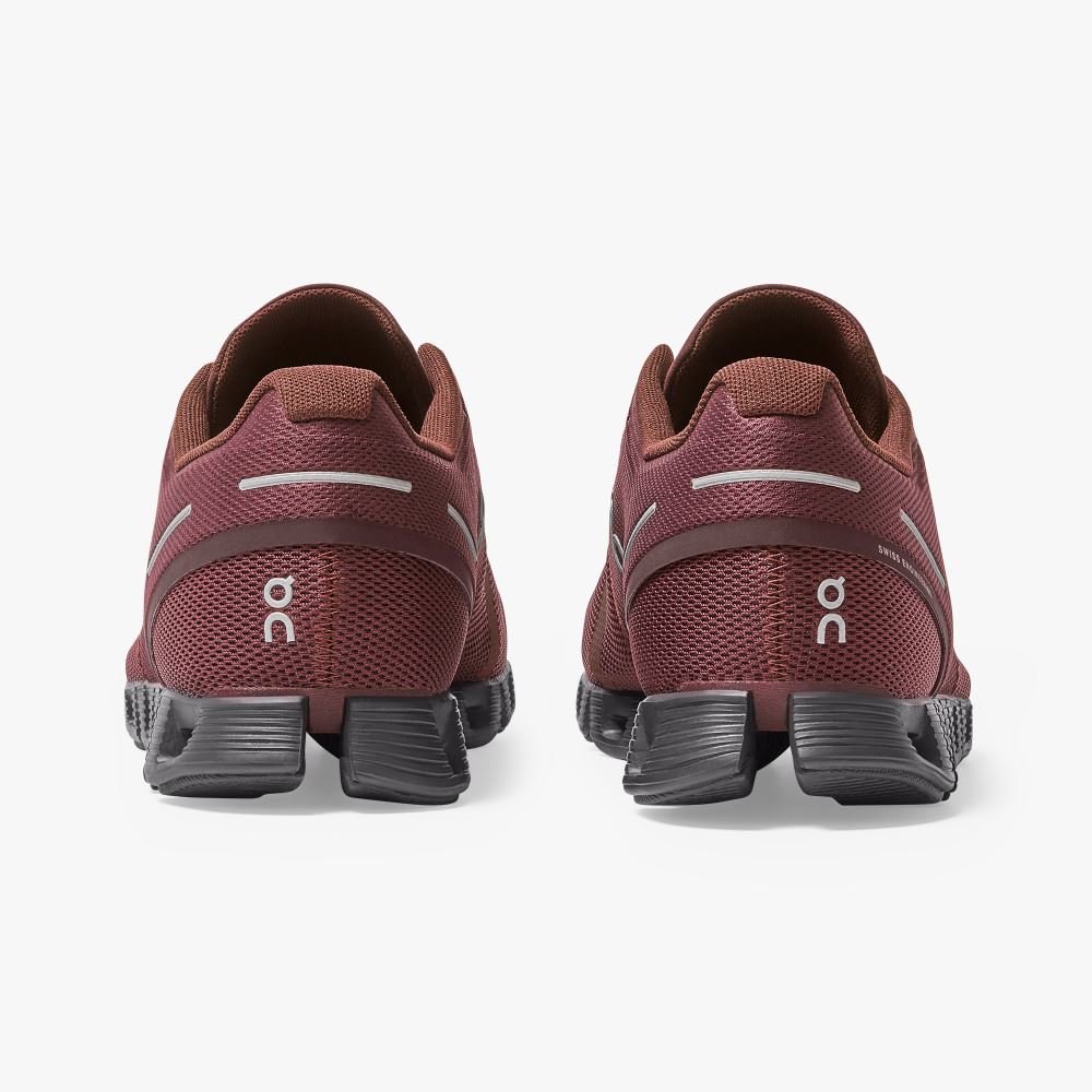 Men's On Running Cloud Trainers Burgundy | CCO6247EI