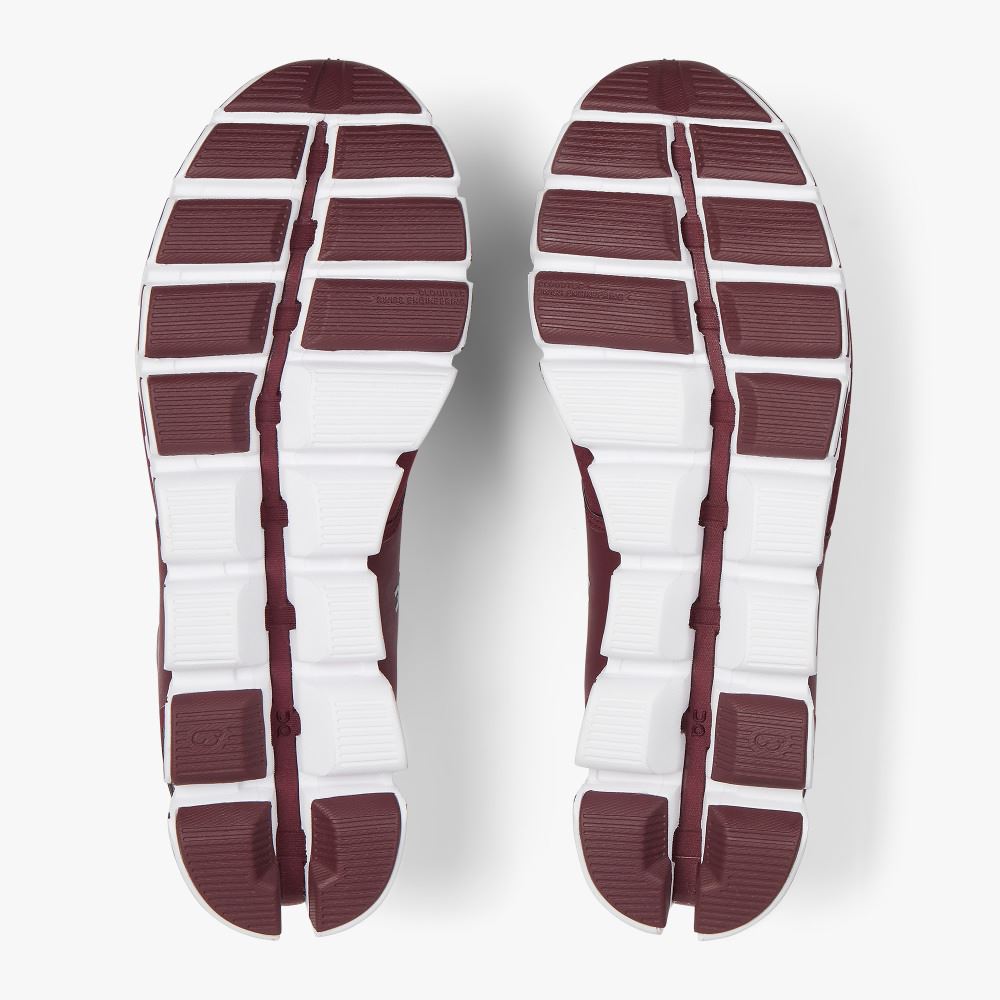 Men's On Running Cloud Trainers Burgundy | LVF6450HR