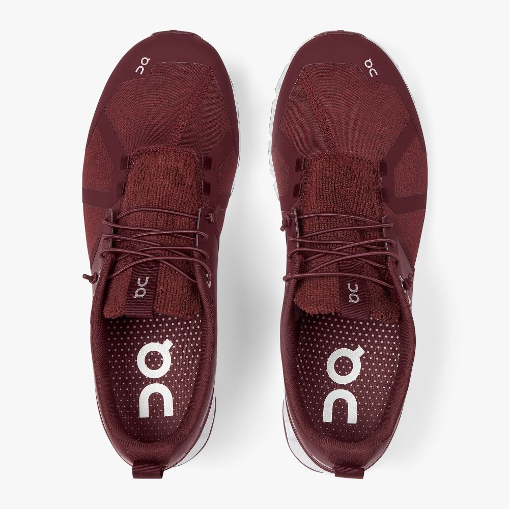 Men's On Running Cloud Trainers Burgundy | LVF6450HR