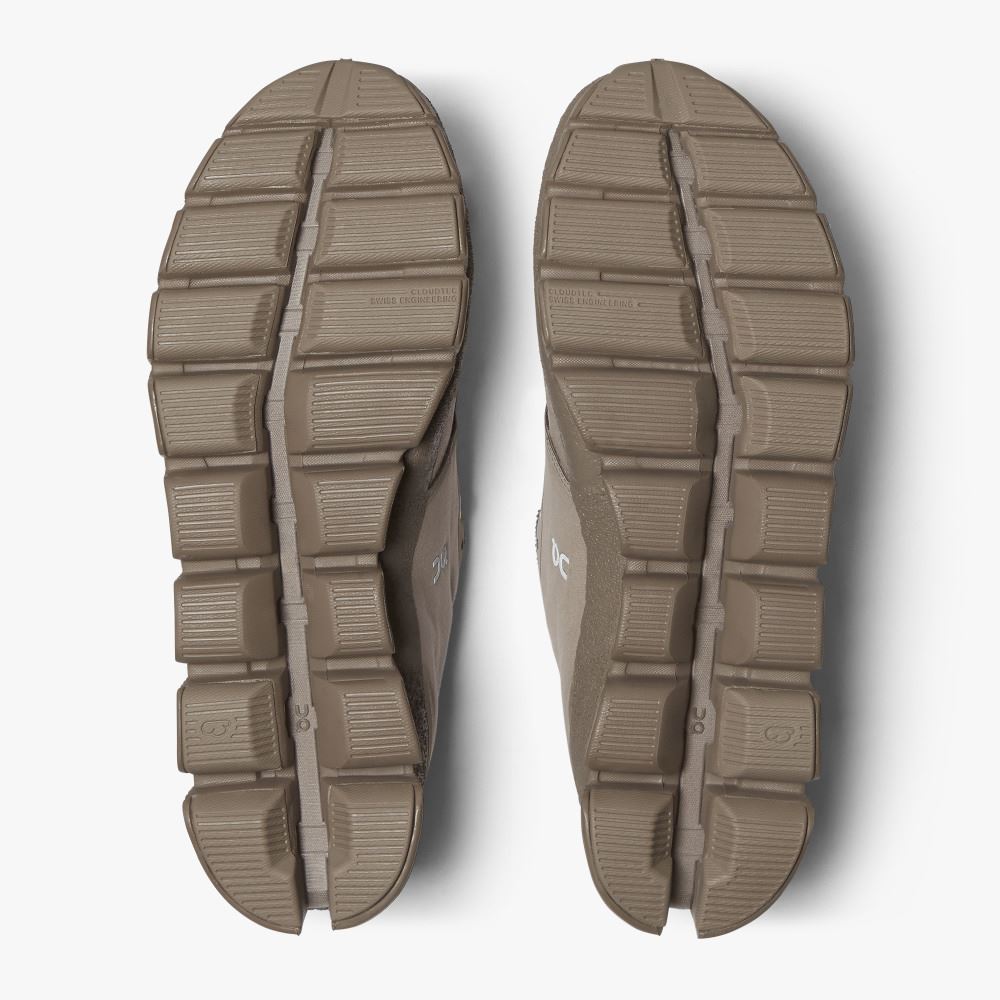 Men's On Running Cloud Trainers Khaki | KIJ9847EM