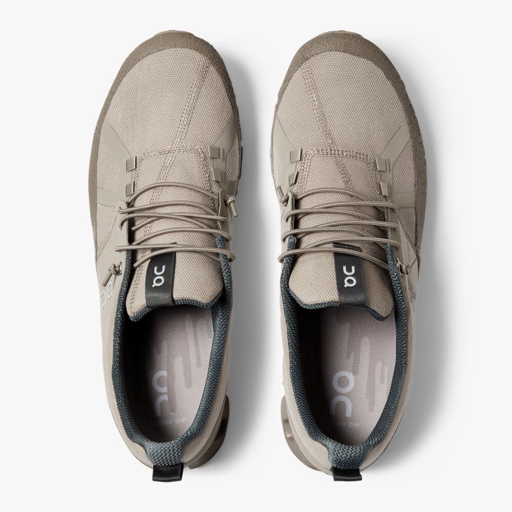 Men's On Running Cloud Trainers Khaki | KIJ9847EM