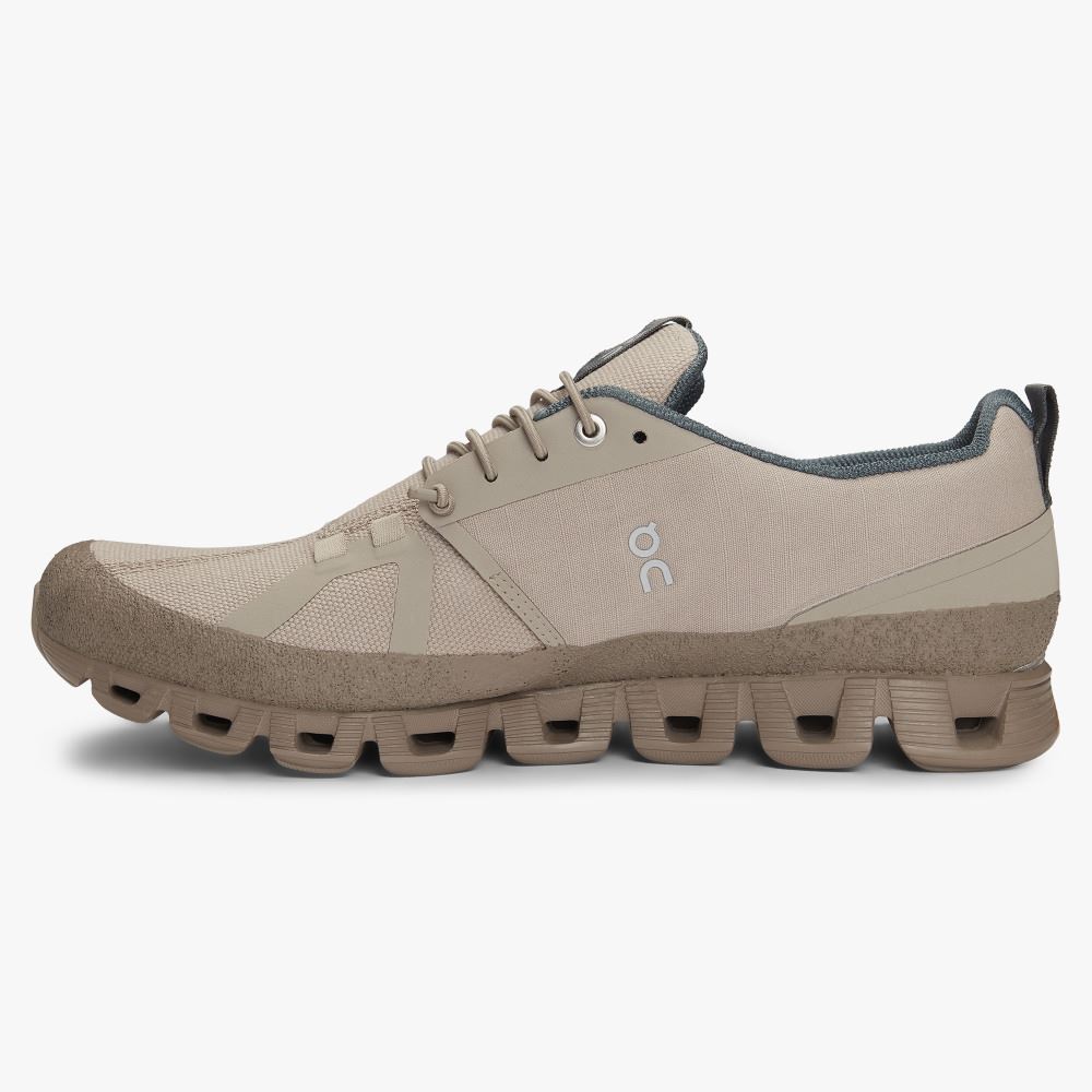 Men's On Running Cloud Trainers Khaki | KIJ9847EM