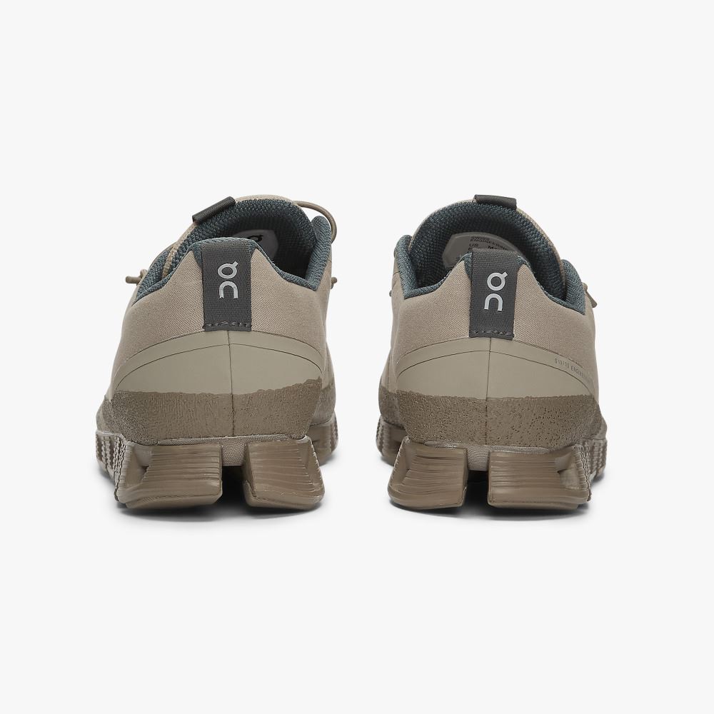 Men's On Running Cloud Trainers Khaki | KIJ9847EM