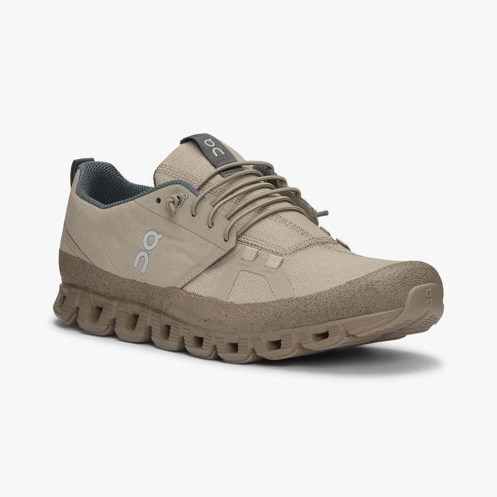 Men's On Running Cloud Trainers Khaki | KIJ9847EM
