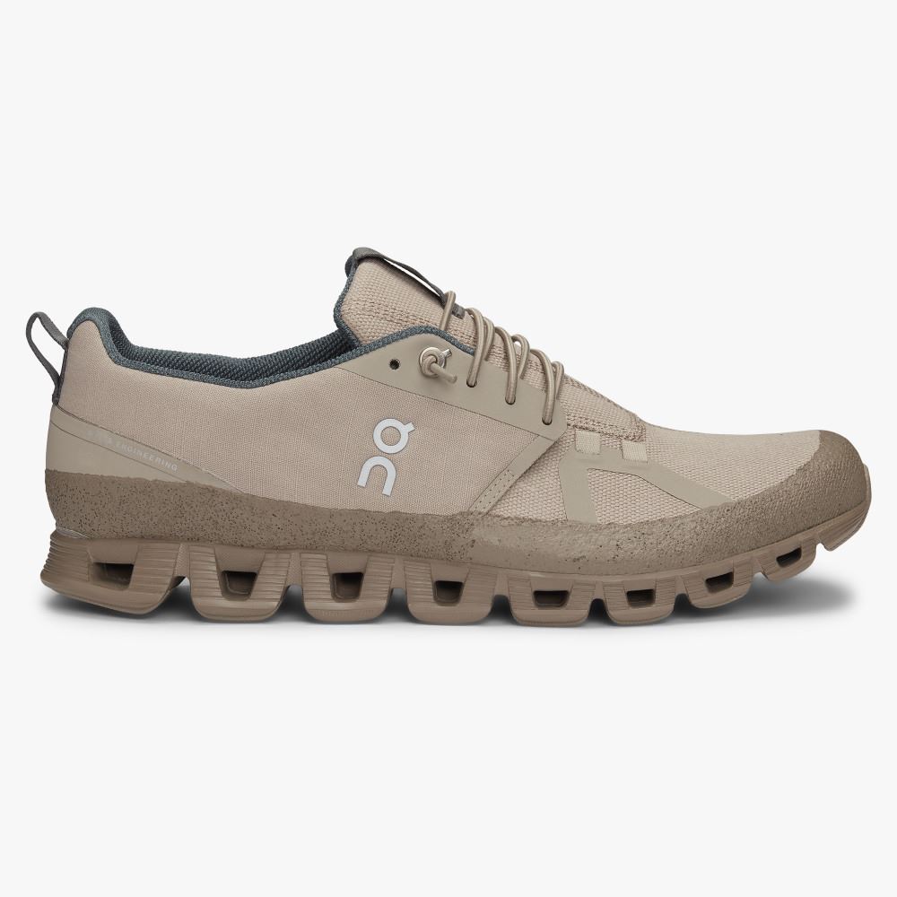 Men\'s On Running Cloud Trainers Khaki | KIJ9847EM