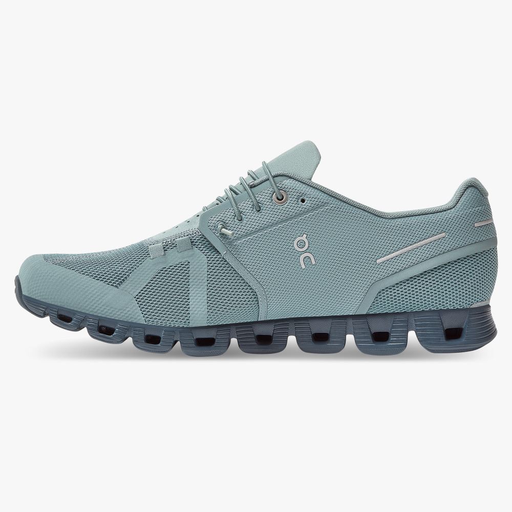 Men's On Running Cloud Trainers Turquoise | IGU2626QX