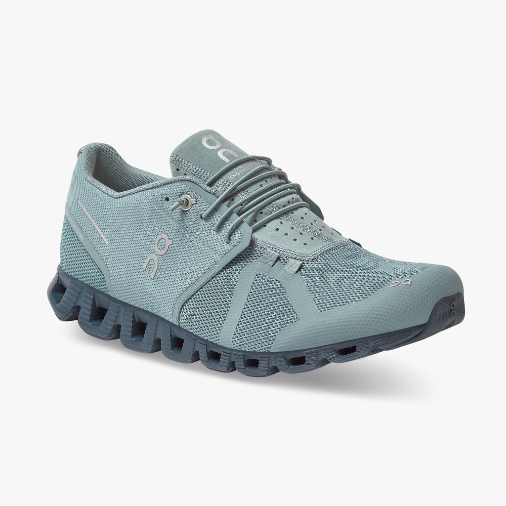 Men's On Running Cloud Trainers Turquoise | IGU2626QX