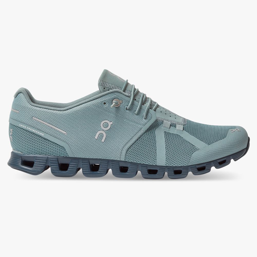 Men\'s On Running Cloud Trainers Turquoise | IGU2626QX