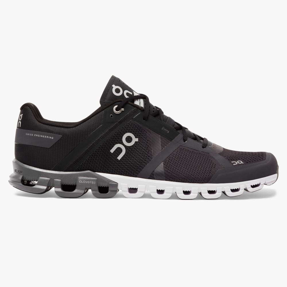 Men\'s On Running Cloudflow Road Running Shoes Black | CIM4371TS