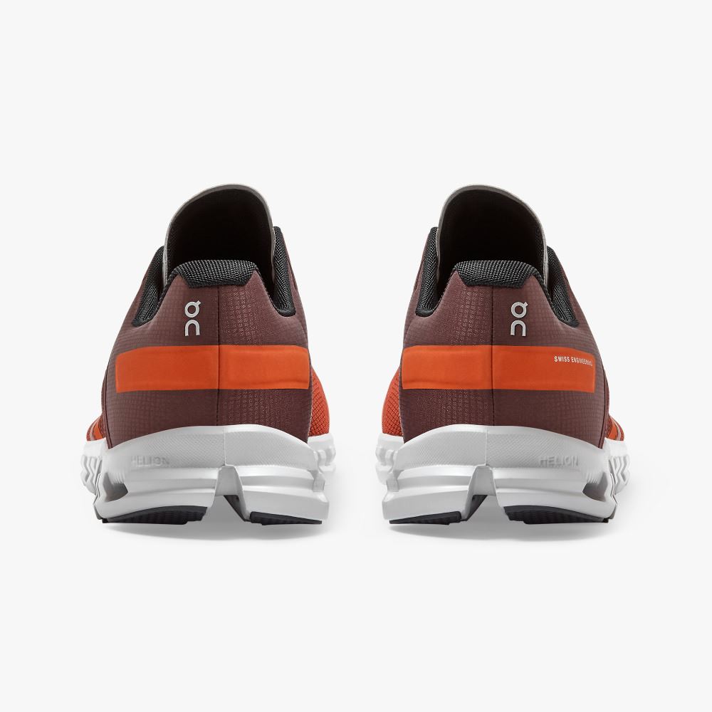 Men's On Running Cloudflow Road Running Shoes Orange | LFL1546NU