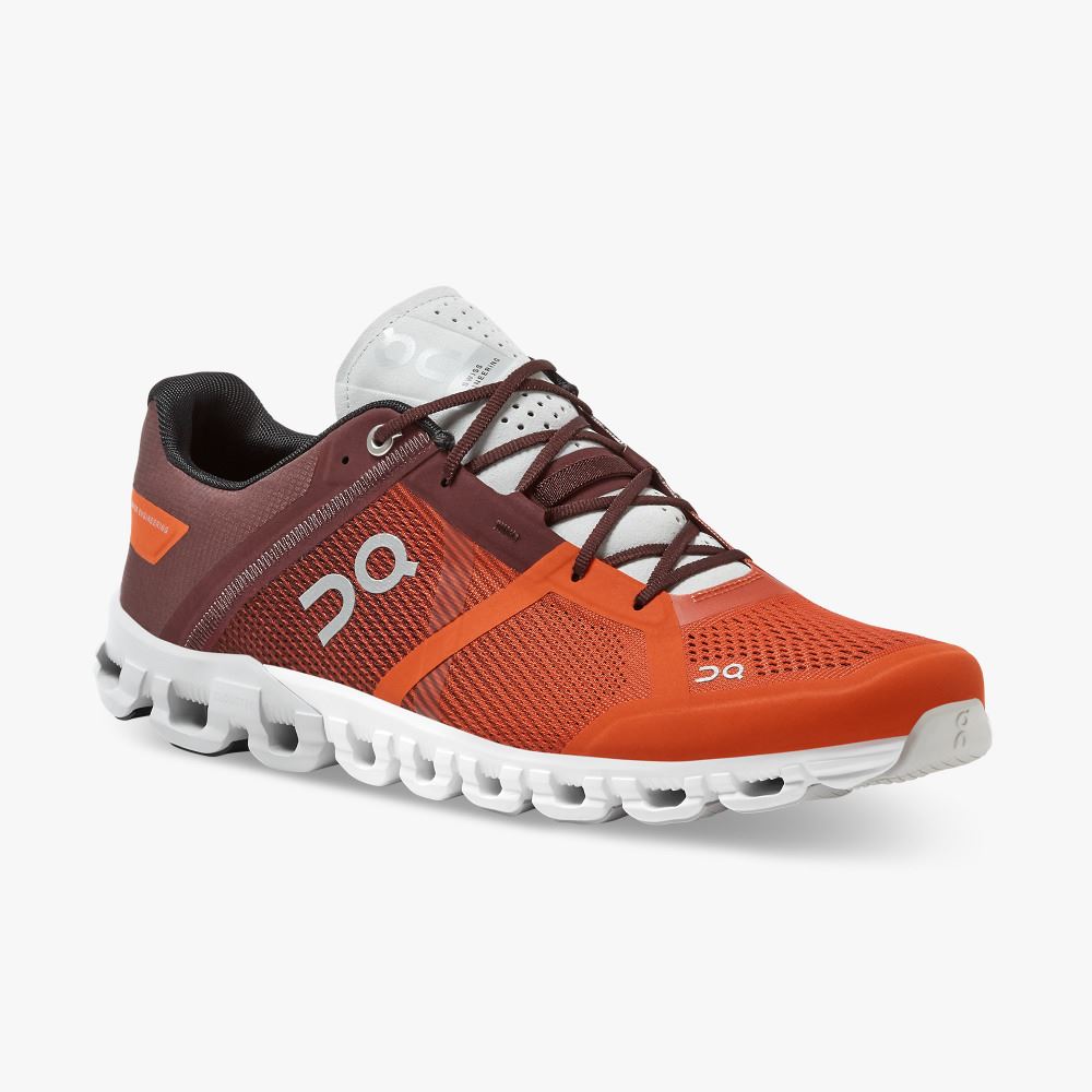 Men's On Running Cloudflow Road Running Shoes Orange | LFL1546NU