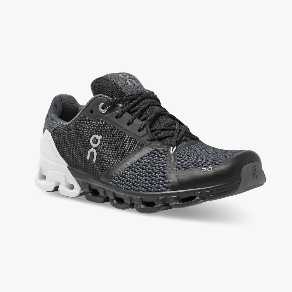Men's On Running Cloudflyer Road Running Shoes Black | FFL9647GA