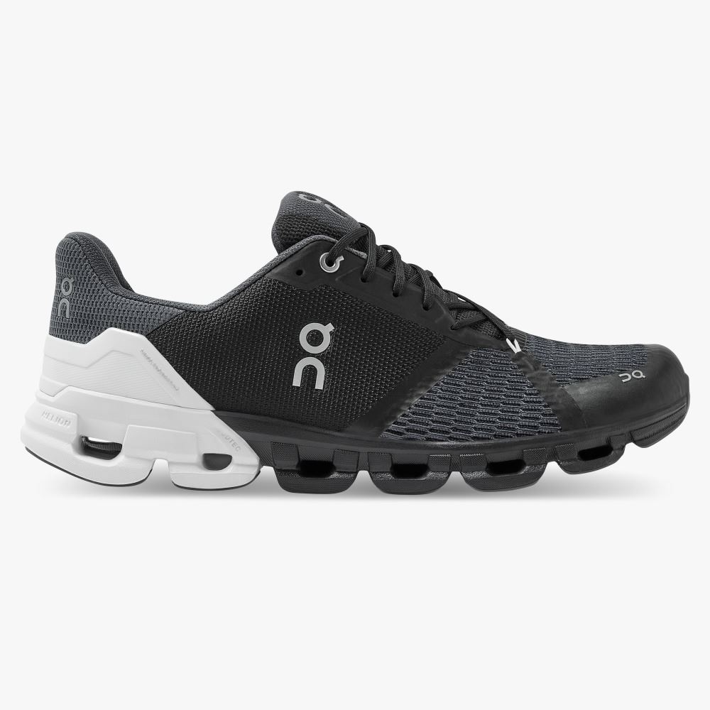 Men\'s On Running Cloudflyer Road Running Shoes Black | FFL9647GA