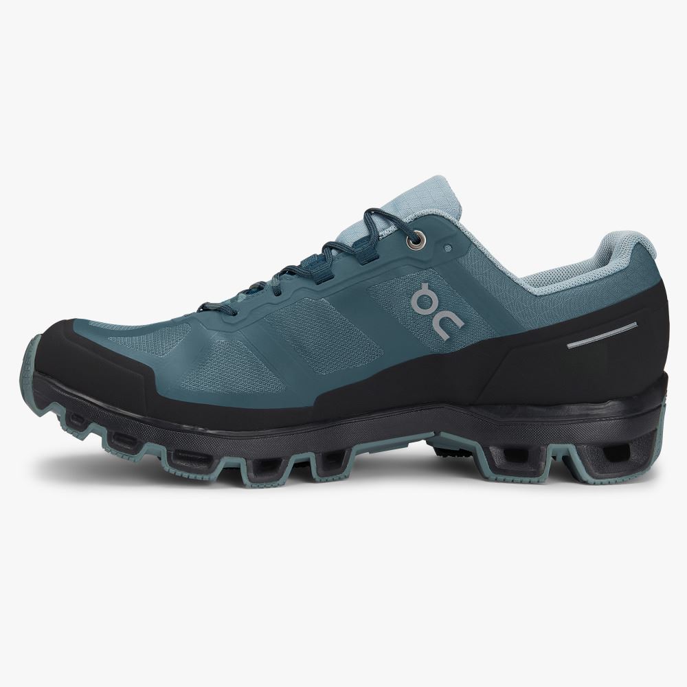 Men's On Running Cloudventure Trail Running Shoes Turquoise | DIB4374GC