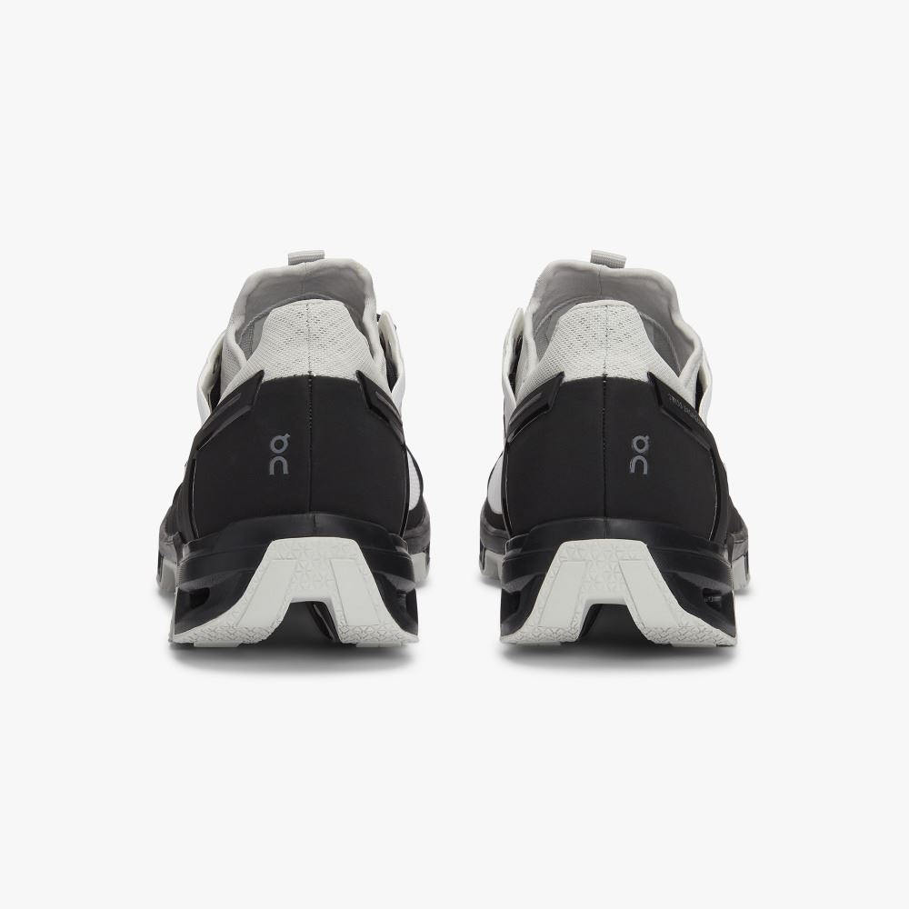 Men's On Running Cloudventure Trail Running Shoes White Black | GOH1343CO