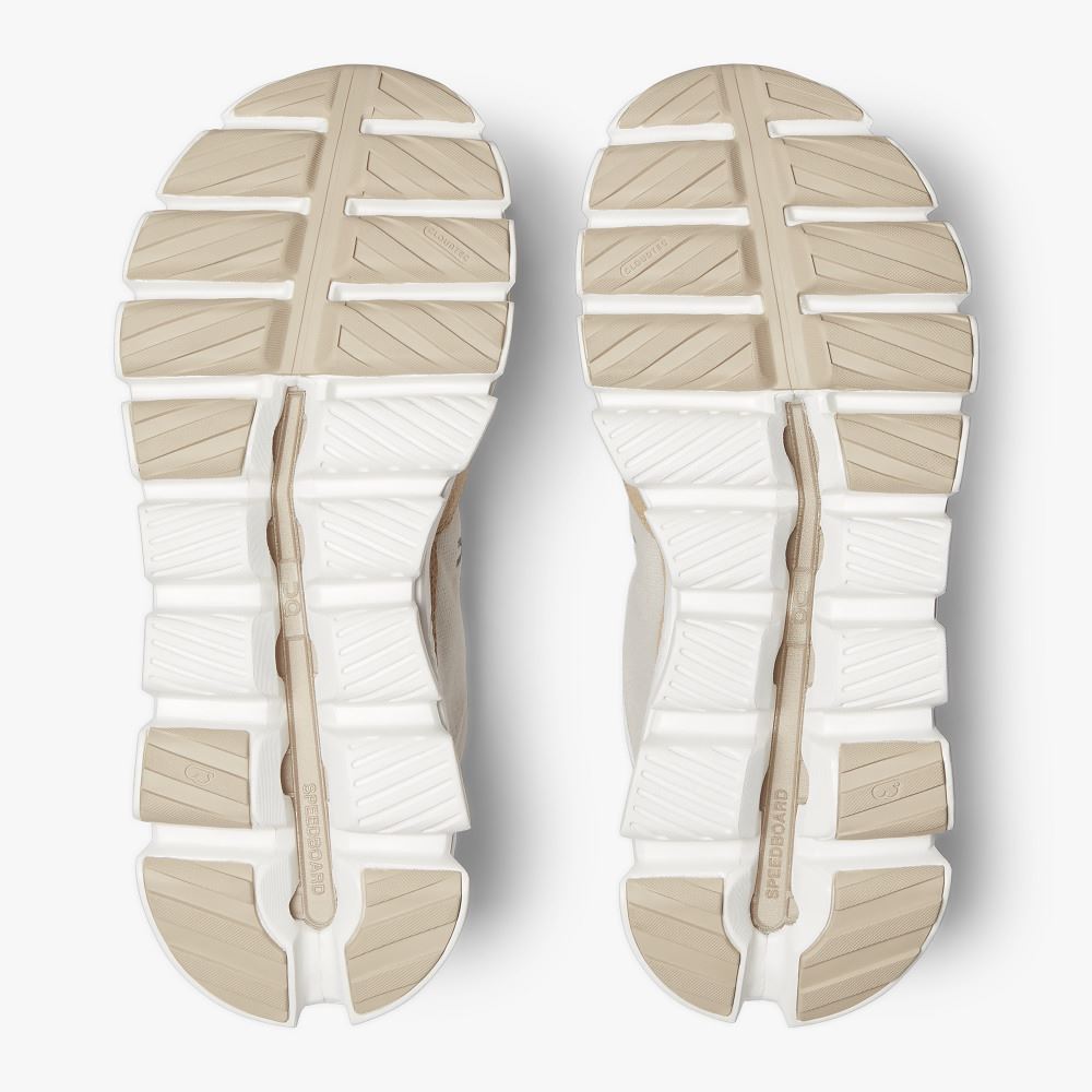 Women's On Running Cloud Hi Trainers Apricot | QBN1010ZZ