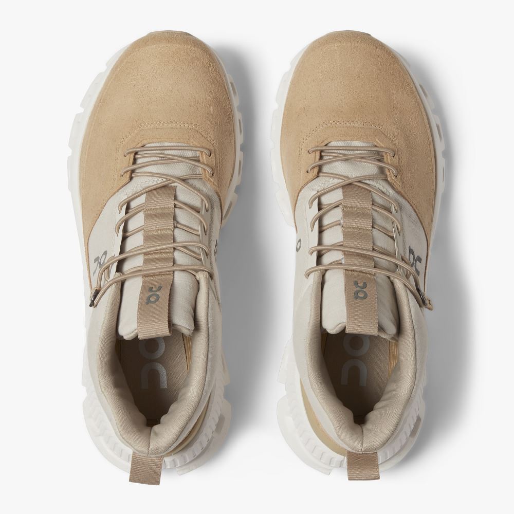 Women's On Running Cloud Hi Trainers Apricot | QBN1010ZZ