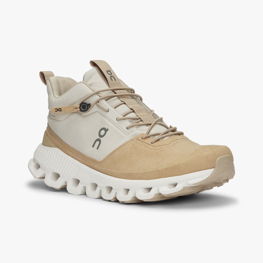 Women's On Running Cloud Hi Trainers Apricot | QBN1010ZZ