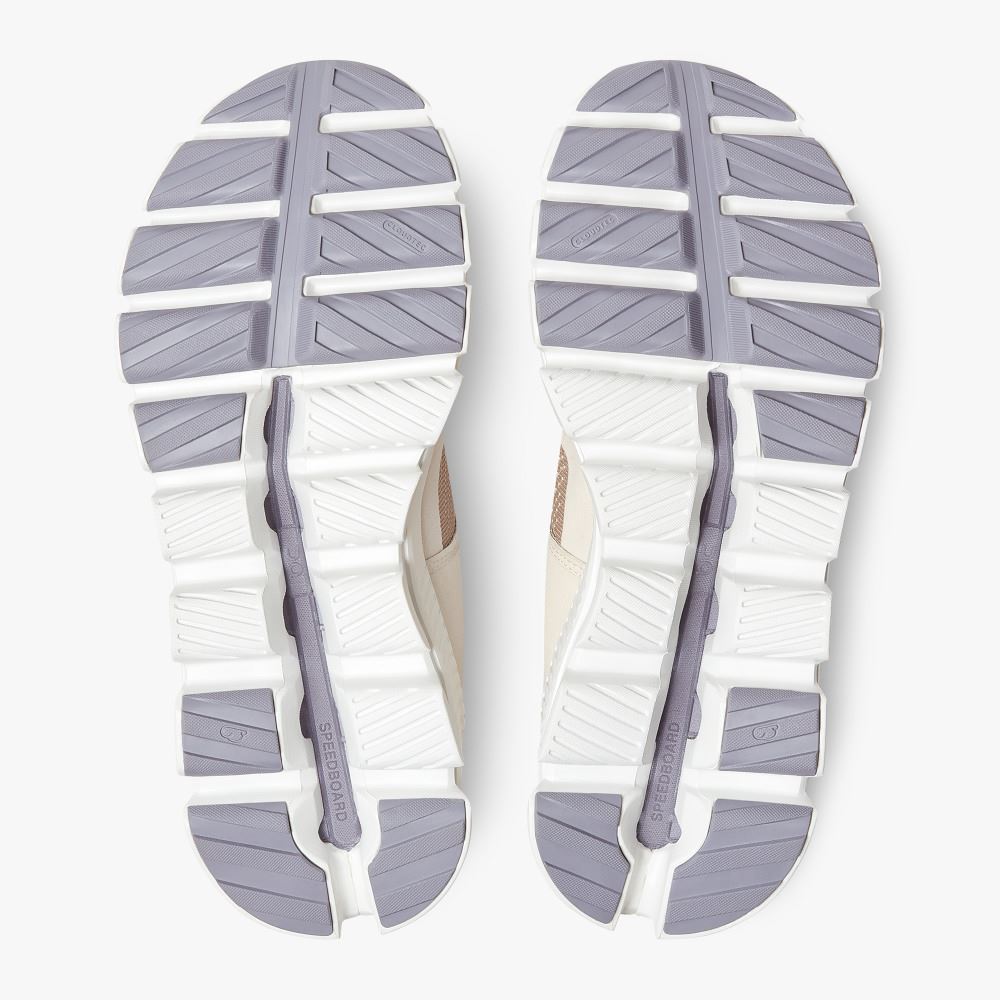 Women's On Running Cloud Hi Trainers Beige | CCX9455IY