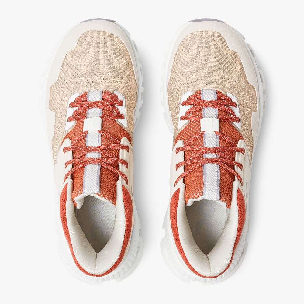 Women's On Running Cloud Hi Trainers Beige | CCX9455IY