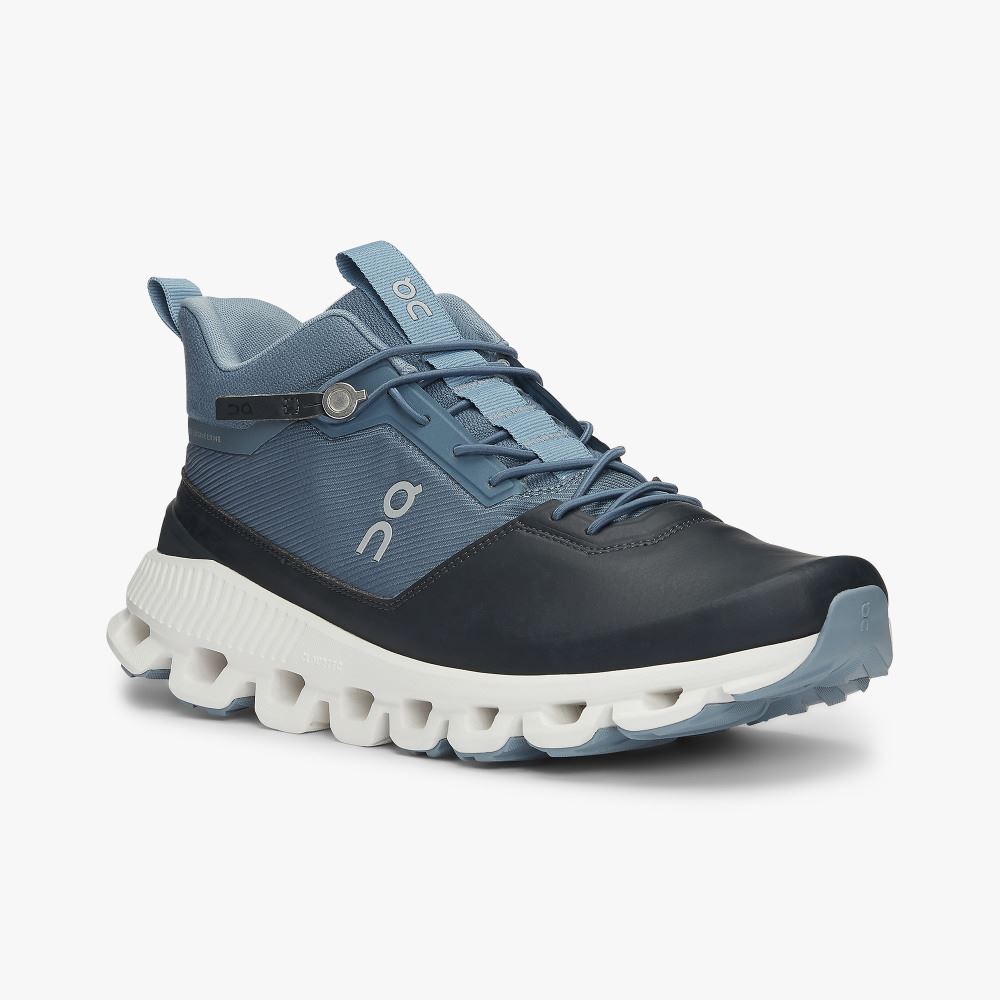 Women's On Running Cloud Hi Trainers Blue | QUJ2277IQ