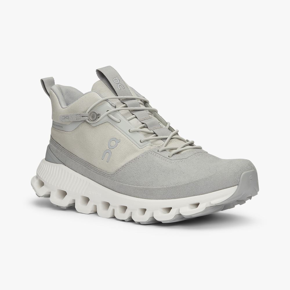 Women's On Running Cloud Hi Trainers Grey | QXS7488KV