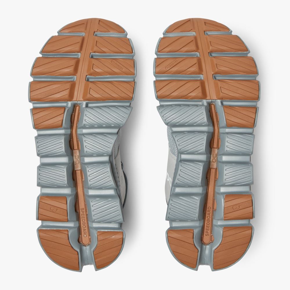 Women's On Running Cloud Hi Trainers Grey | SFL6944NQ