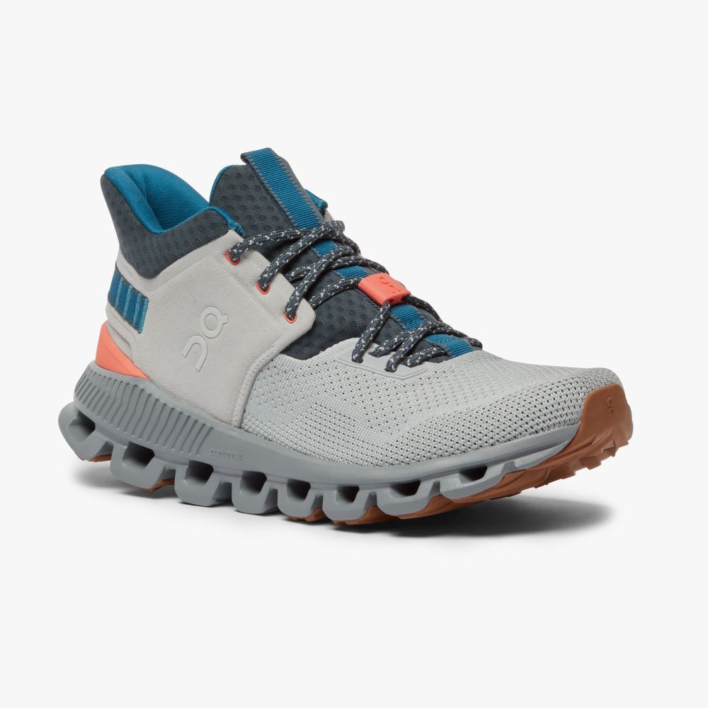 Women's On Running Cloud Hi Trainers Grey | SFL6944NQ