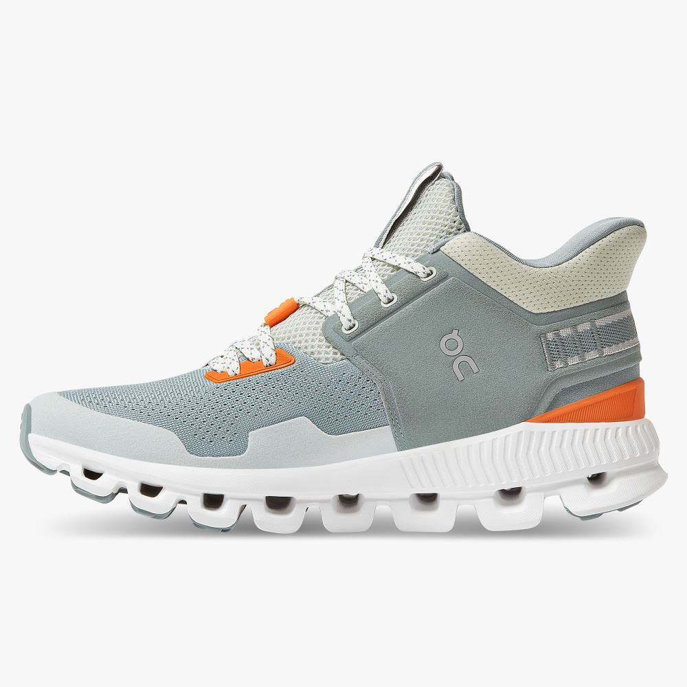 Women's On Running Cloud Hi Trainers Light Blue | WDZ8467OK