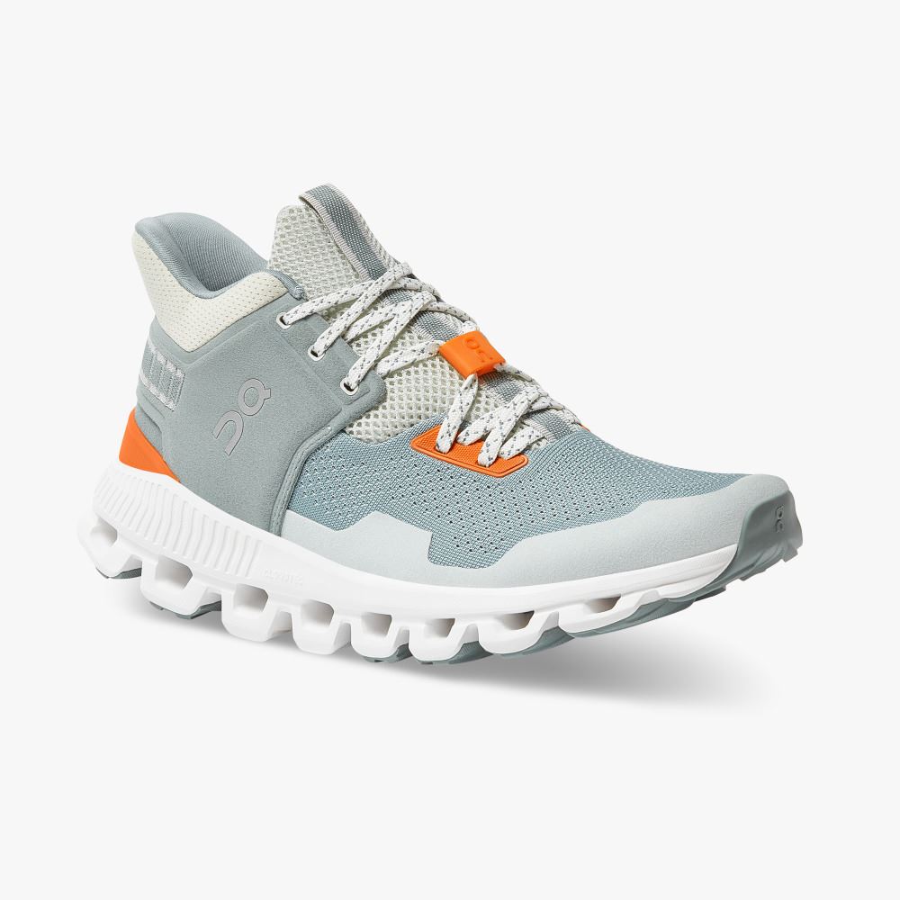 Women's On Running Cloud Hi Trainers Light Blue | WDZ8467OK
