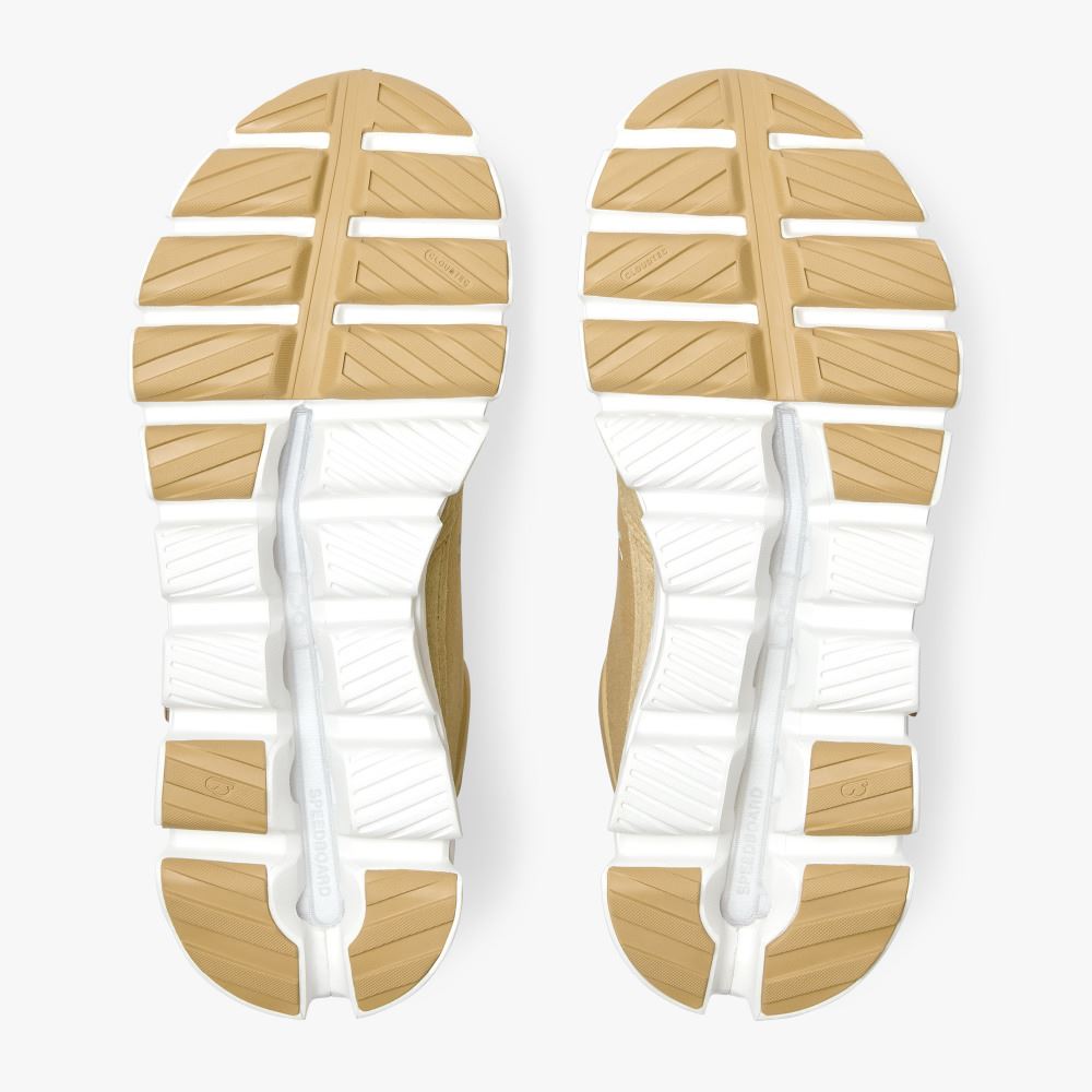 Women's On Running Cloud Hi Trainers Light Brown | WHB189OF