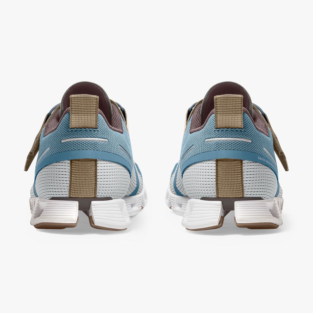 Women's On Running Cloud Trainers Blue White | KJE2962MY