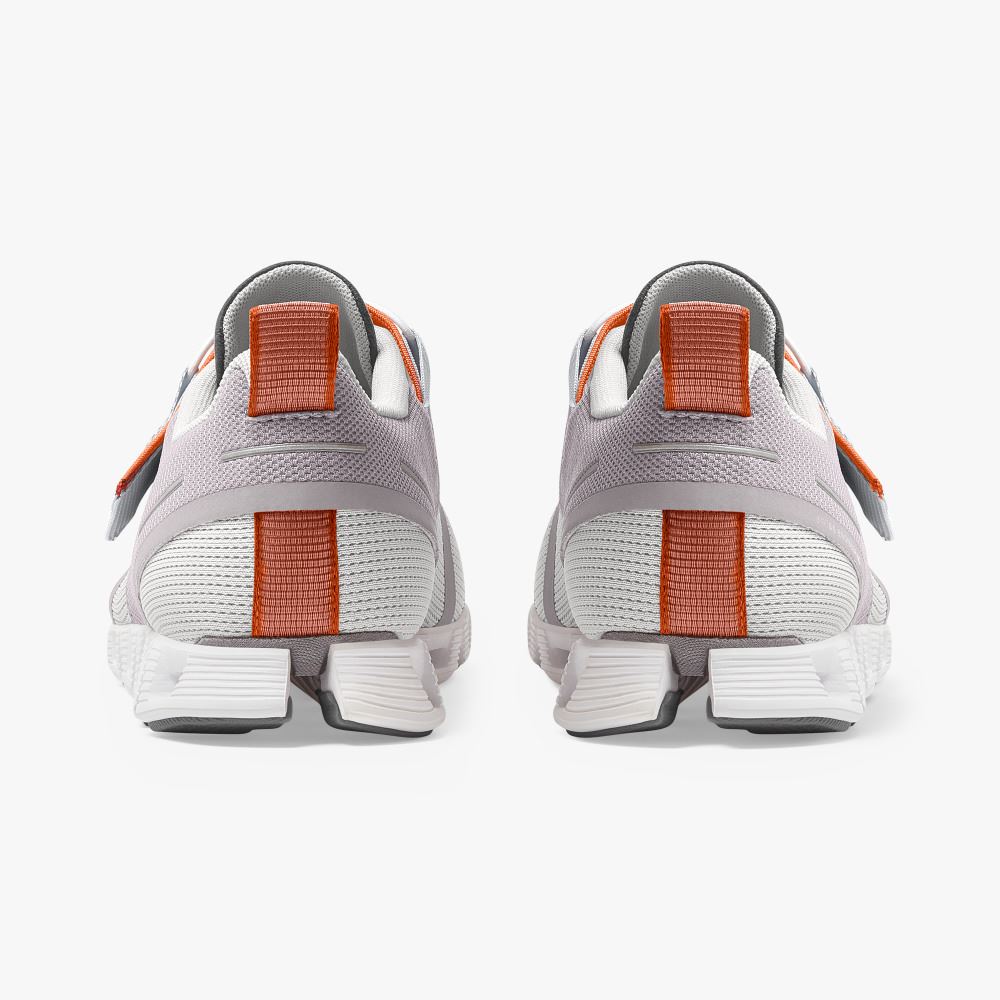 Women's On Running Cloud Trainers Grey White | CFO1240ZR
