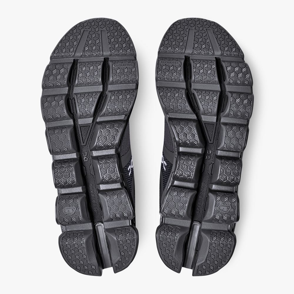 Women's On Running Cloudace Road Running Shoes Black | OMF74MI