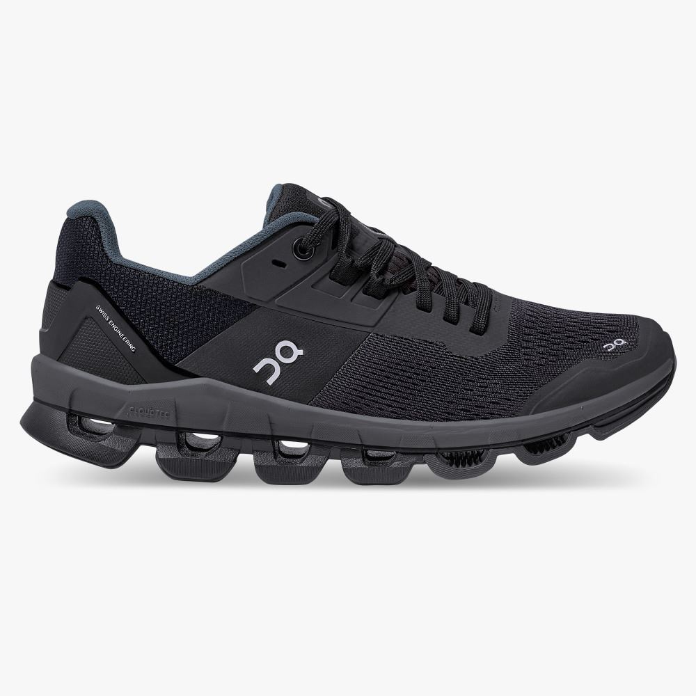Women\'s On Running Cloudace Road Running Shoes Black | OMF74MI