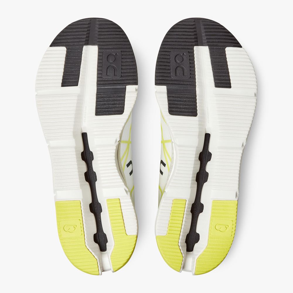 Women's On Running Cloudnova Trainers White Yellow | QDH7715JQ