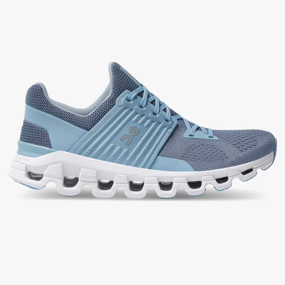 Women\'s On Running Cloudswift Road Running Shoes Blue | AMZ5942GN