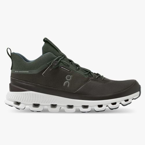Men's On Running Cloud Hi Trainers Black Olive | IRK8152LY