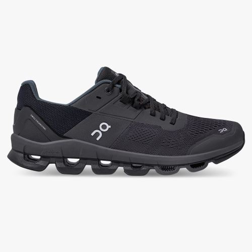 Men's On Running Cloudace Road Running Shoes Black | NEZ1253TY