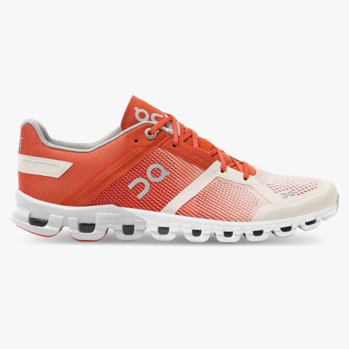 Women's On Running Cloudflow Road Running Shoes Red | HKT9858OF